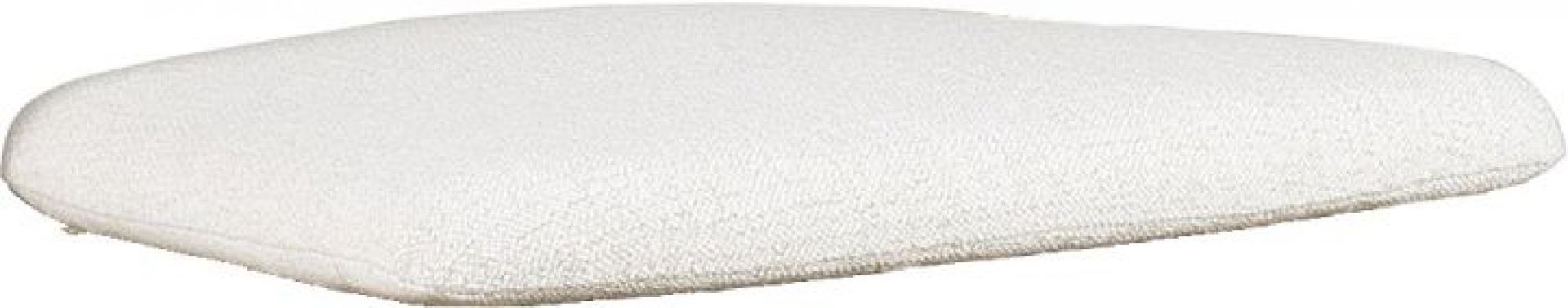 Weißes Bok Sitzkissen für Ethnicraft Outdoor Stühle, bequeme Polsterung für Gartenmöbel.